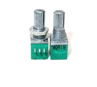 RV097NS B5K B10K B20K B50K B100K 5PIN Single Linked Potentiometer With A Switch Audio Sealing 5Pcs(50K Ohm)