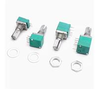 RV097NS RV097 B10K B20K B50K B100K B500K Audio Amplifier Volume Potentiometer 15mm Shaft 3/5PIN 1Pcs(B100K,3PIN)