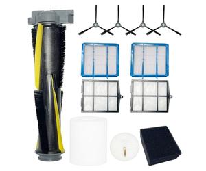 RV2120AE RV2110 AV2110S Replacement Accessories Kit Compatible with Shark Navigator Vacuum,1 Self-Cleaning Brushroll,2 Filter,4 Side Brushes,2 Primary Filter,1 Black foam Filter 1 foam felt filter