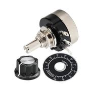 RV24YN20S 1Set(3PCS) Carbon Film Potentiometer 1K 2K 5K 10K 20K 50K 100K 1M Ohm Single Rotary Taper With A03 Knob With Dial(5K Ohm)