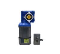 RV30 220V 120W AC Gear Motor With Worm Gear Reducer With Speed Regulator High Torque Right Angle Motor(0-33RPM 220V)