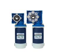 RV30-RV40 DC12V / 24V 300W 9A DC Gear Motor Worm Gear Gearbox High Torque Gear Motor 1800r/min(RV30,105 rpm,24V)