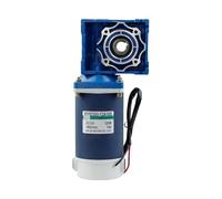 RV30/RV40 DC12V / 24V 300W 9A DC Gear Motor Worm Gearbox High Torque Rotating Speed 1800r/min Low Noise(RV30,140 RPM_24V)