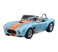 Revell Model Kit 1965 Shelby Cobra 427 1:24 Unbuilt/Unpainted w/ Contacta Glue, Brush & Aqua Paints
