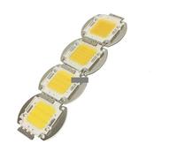 RVBLRDSE 2PC High Power 30W White Full Spectrum LED Grow Light Diodes 6500K & 380-780nm Plant LED COB Chip