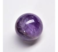 RVBLRDSE Dream Amethyst Crystal Ball,Small Crystals Sphere Prop Ornament for Feng Shui Divination Fortune Telling Tabletop Home Office Desk Decor,50mm Gemstone Stone