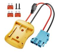 RVBOATPAT Power Wheel Battery Adapter Compatible with Dewalt 20V Battery with Wire Harness Connector Compatible with Peg-Perego Riding Toys