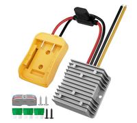 RVBOATPAT Step Down Converter for Dewalt 20V to 12V Adapter Power Wheel Battery Adapter DC 12V 20A 240W Inverter Automatic Buck Converter DC Voltage Regulator