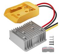 RVBOATPAT Step Down Converter for Dewalt 20V to 12V Adapter Power Wheel Battery Adapter DC 12V 20A 240W Inverter Automatic Buck Converter DC Voltage Regulator