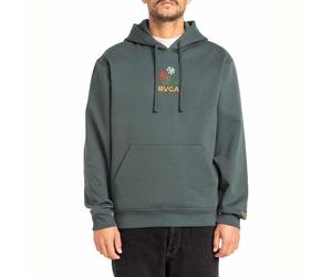 RVCA Desert Cuts Hooded Sweatshirt Hunter Dark Green
