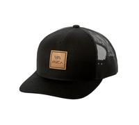 RVCA Men's Adjustable Snapback Brim Hat Curved Trucker/Black, One Size