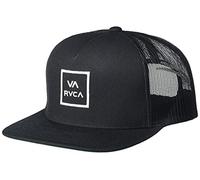 RVCA Men's Adjustable Snapback Hat Trucker/Black, One Size