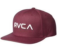RVCA Men's Adjustable Straight Brim Snapback HAT/Wine, 1SZ