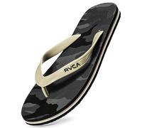 RVCA Men's All The Way Thong Flip-Flop, Black Camouflage, 12 UK