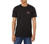 RVCA Men's Graphic Short Sleeve Crew Neck Tee Shirt T, Astro Hex/Black, XL