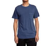 RVCA Men's PTC Dye Short Sleeve Premium Shirt T S/S Pigment Pocket Tee/Moody Blue, XXL