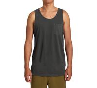 RVCA Mens PTC Pigment Tank Top, Pirate Black 1, Medium