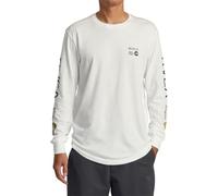 RVCA Men's Shifted Long Sleeve Tee, Antique White (Anp), Medium