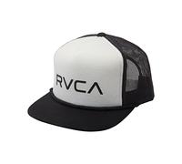 RVCA Men's Staple Foamy Hat Baseball Cap, Trucker/Black/White, One Size