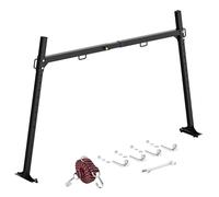 Rvdeaa Truck Ladder Racks 1000Ibs Capacity Extendable Pick-Up Ladder Rack Universal Truck Bed Ladder Rack Heavy Duty Steel Non-Drilling for Kayak, Surfboard, Lumber, Ladder