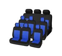 RVEVFBKBAL Car 2 + 1 Car Seat Covers Protector For VW For Transporter LT T4 T5(BLUE 9pcs)