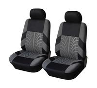 RVEVFBKBAL Car For Fiesta Car Seat Covers Universal(Gray-2PCS)