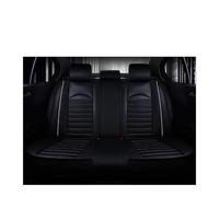 RVEVFBKBAL Car Universal Leather Car Seat Covers For Suzuki All Models For Swift For Grand Vitara For Liana For Forenza For Ignis For Kizashi(1 black white rear)