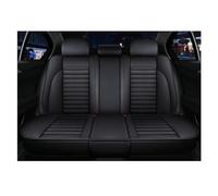 RVEVFBKBAL Car Universal Leather Car Seat Covers For Suzuki For Igheritage For Wagon R Sx4 2008 For Grand Vitara For Swift For Kizashi(Black rear)