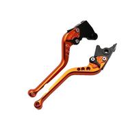 RVEVFBKBAL Motorcycle Brake Clutch Levers Handle for CBR400RR NC23 NC29 NC35 CB400 VTEC CB400F CB-1 CB400SF NC31 NC36 VFR400 NC30(Long Orange)