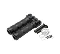 RVEVFBKBAL Motorcycle Foot Pegs Motorcycle Pedal Foot Pegs FootRest Footpegs For CB50R CB125R CB250R CB300R CBF600 CBR500R NSF100 NSR50R VFR800F(Black)