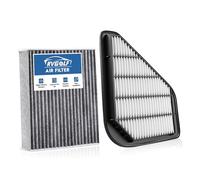 RVgolf Engine Air Filter and Cabin Air Filter for Chevrolet Traverse 2009-2017, GMC Acadia 2007-2016, Buick Enclave 2008-2017, Saturn Outlook 2007-2010 Replacement Part Accessories CF11663 CA10110