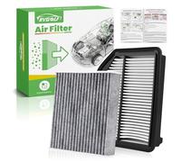 RVgolf Engine and Cabin Air Filter Fit for Honda CR-V 2012 2013 2014 L4 2.4L Engine Air Filter Replacement Cabin Air Filter Accessories #CF10134 CA11258