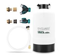 RVGUARD 16,000 Grains Portable Water Softener for RV, Reduces Hardness & Minerals & Improve Water Quality, Protects Water Systems from Hard Water Damage