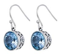 RVHAOODI 1 Paire Boucles D'eilles Aigue-marines Fabrication De Boucles D'eilles Charme De Boucle D'eille Pendentifs De Boucles D'eilles Breloques De Fabrication De Bijoux Cuivre