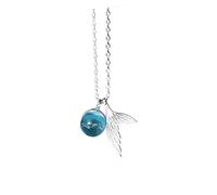 RVHAOODI 1 Pièce Pendre Des Larmes De Mousse Pendentif Sea-maid Collier En Fme De Larme Sirène Chian Pendentif Larme Collier De Sirène
