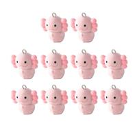 RVHAOODI [] 10 Pack Animal Resin Charms Soft Filigree Animal Pendants Handmade Jewelry Components for Handmade Jewelry Projects