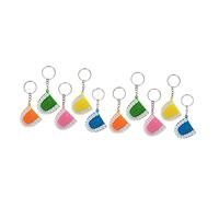 RVHAOODI 10pcs Halloween Teeth Keychains False Pendants Key Chain Ornaments for Accessories Random Color