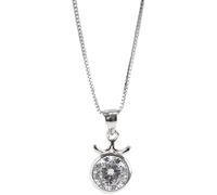 RVHAOODI 12 Constellations 925 Sterlingwith Cubic Zirconia Dainty Choker Star Sign Jewellery Birthday Gifts for Women Girls