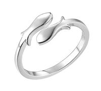 RVHAOODI 1PC Stylish Adjustable Ring Silver Delicate Design for Parties Anniversaries and Everyday Wear Unique Present for Loved Ones Yourself