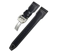 RVHAOODI 20mm Genuine Leather Watchband for Watch 18 Cowhide Soft Watch Strap