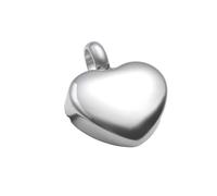 RVHAOODI 20pcs/lot Stainless Steel 4 Colors Heart Locket Cremation Heart Charms Memorial Necklace Keepsake Pendant