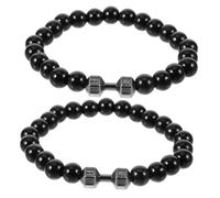 RVHAOODI 2pcs Beaded s for Men Bead Beads s for Alloy