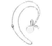 RVHAOODI 2pcs Metal Plush Ears Animal Rabbit Animals Necklace Necklaces present Pendant Neck Decoration Minimalist Jewelry for Women Clavicle Chains Alloy