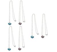 RVHAOODI 3 Ensembles Pendentif De Petite Boîte Pour Collier Mères Bijoux Médaillon De Filles Médaillon Coeur Médaillon Vintage Pendentif Coeur Cuivre 2 Pièces * 3