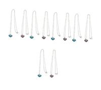 RVHAOODI 5 Ensembles Pendentif De Petite Boîte Colliers Pour Femmes Mères Bijoux Collier Fille Médaillon Vintage Collier Médaillon Pour Femme Cuivre 2 Pièces * 5