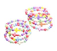 RVHAOODI 8Pcs Cross Bracelets for Women and Men Vintage Faith Cross Design for Teen and Boys Color Selection for Catholic and Accessories