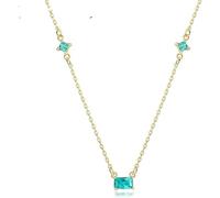 RVHAOODI 925 Sterlingfor Women Synthetic Olive Green Colored Stone Minimalist Women's Unique Dainty Korean