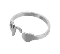 RVHAOODI Adjustable Ring for Women Open Design Fashionable Jewelry Elegant present for Daily Wear Parties and Nightclubs Chic Charming Accessory