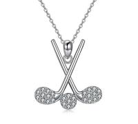 RVHAOODI avec pendentif club de golf en argent sterling pour femme et fille, Non connu