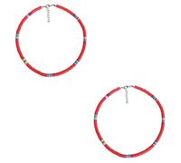 RVHAOODI Boho Jewelry Color Beads Red Casual Turquoise Women's